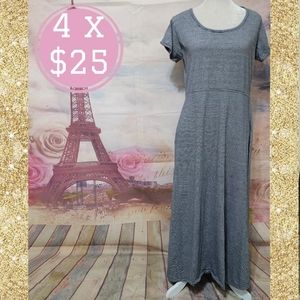 Styleworks striped maxi dress